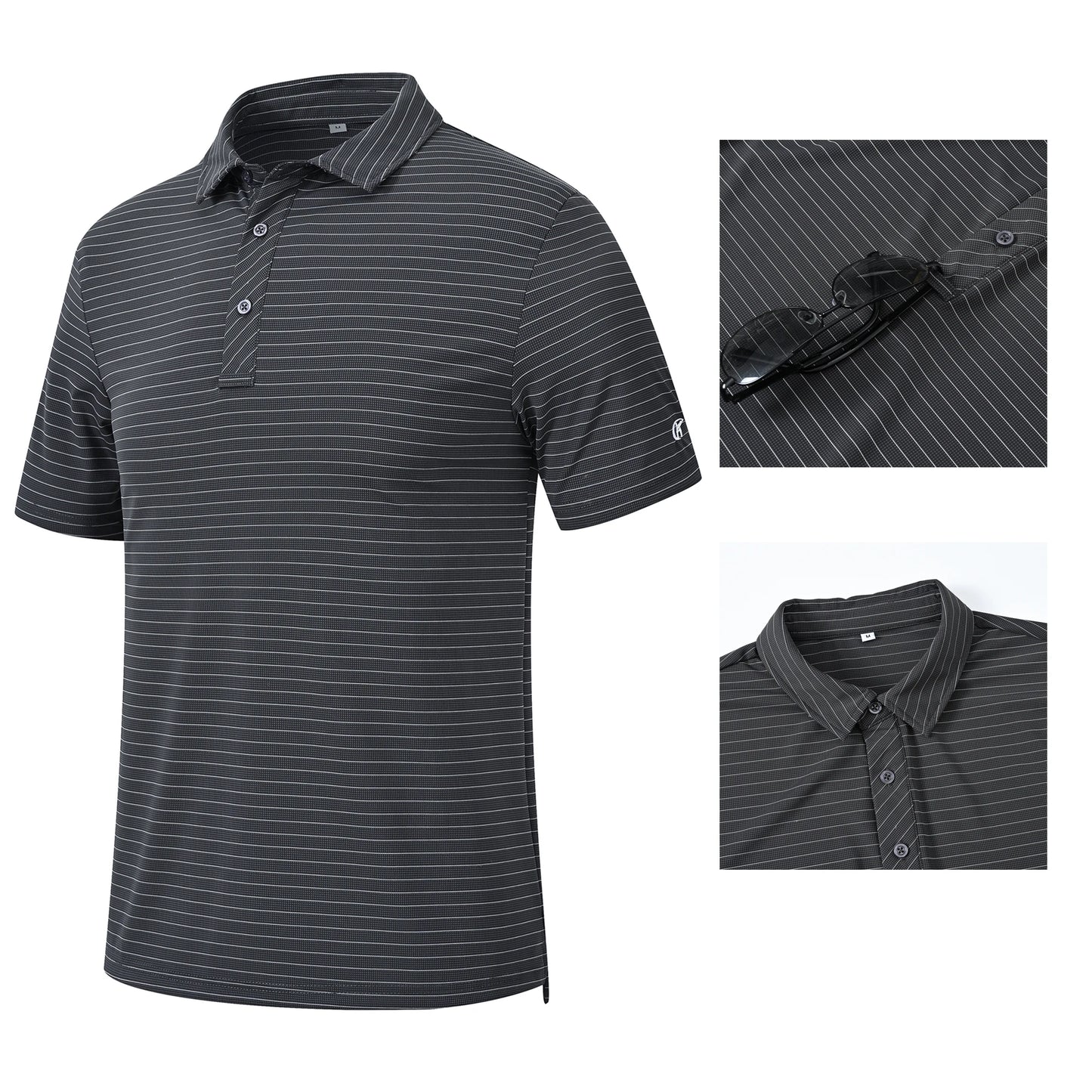 Men's Casual Polo – Short Sleeve Streetwear Shirt for Vacation & Daily Wear