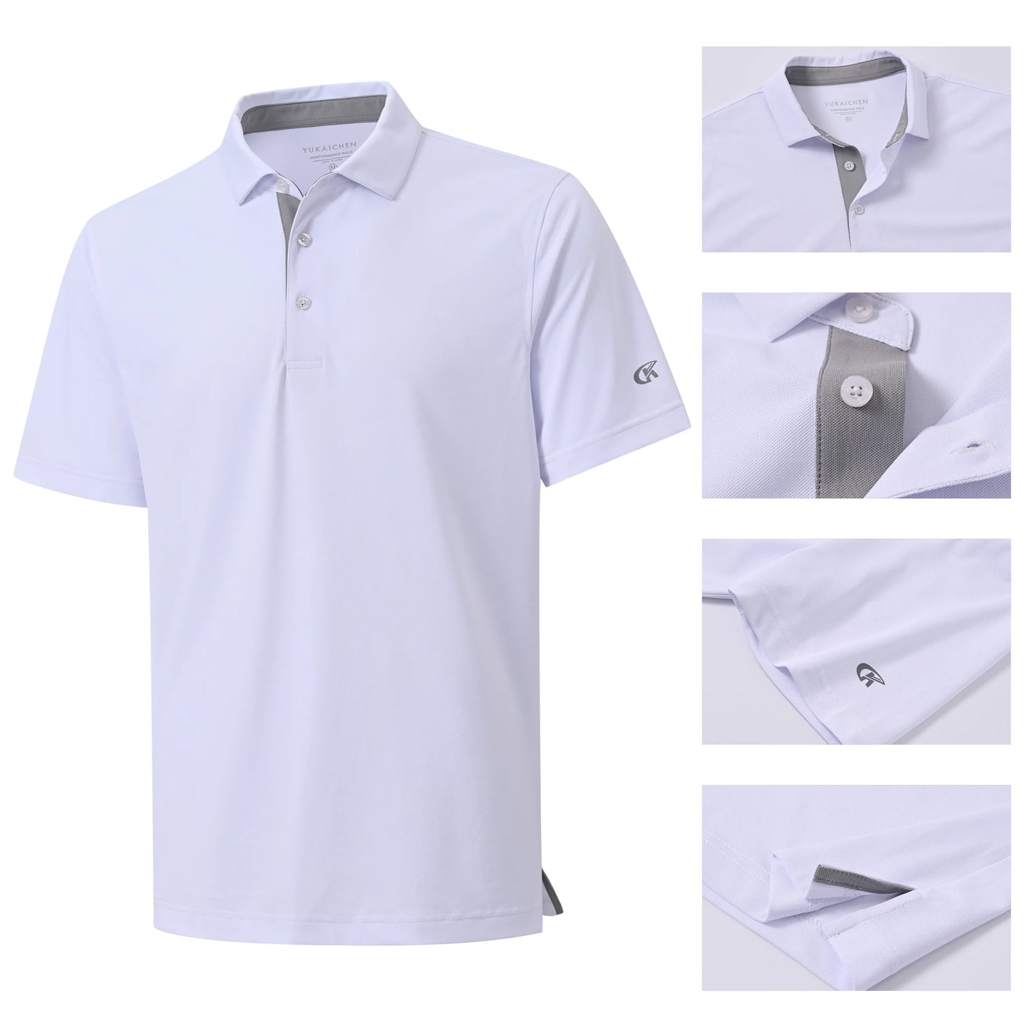 Men's Casual Polo – Short Sleeve Streetwear Shirt for Vacation & Daily Wear