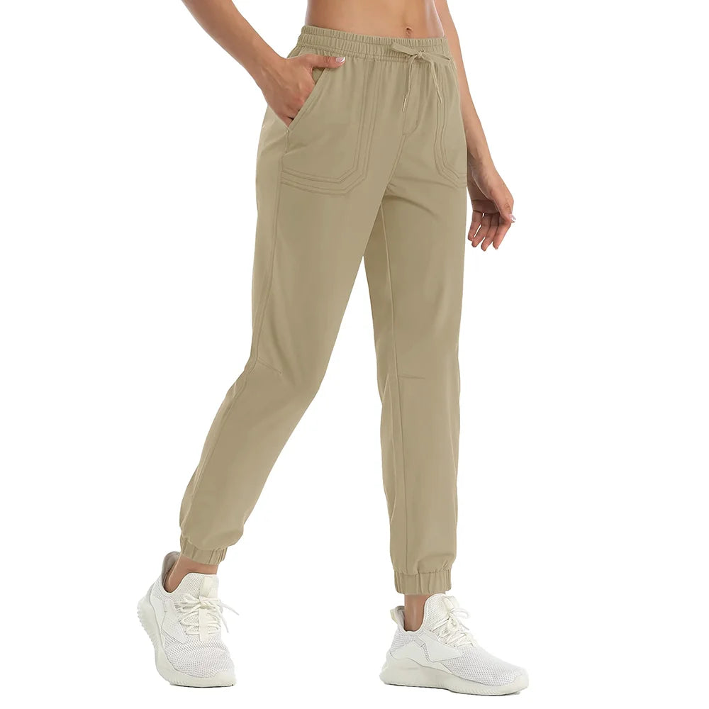 Women's Quick-Dry Pants - Lightweight, Breathable Hiking Trousers for Outdoor, Camping, Fishing & Sports