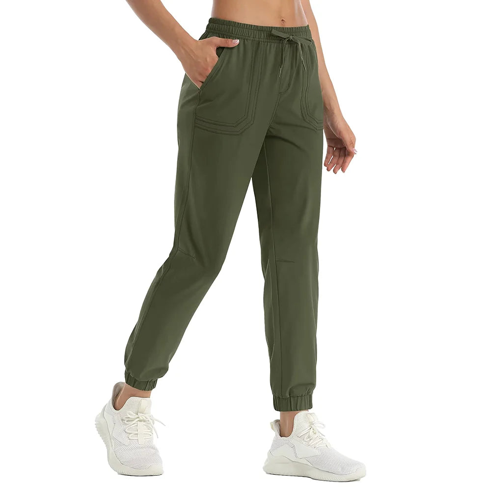 Women's Quick-Dry Pants - Lightweight, Breathable Hiking Trousers for Outdoor, Camping, Fishing & Sports