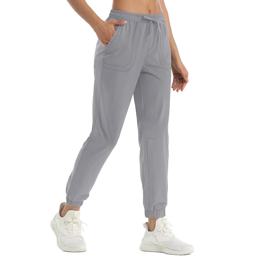 Women's Quick-Dry Pants - Lightweight, Breathable Hiking Trousers for Outdoor, Camping, Fishing & Sports