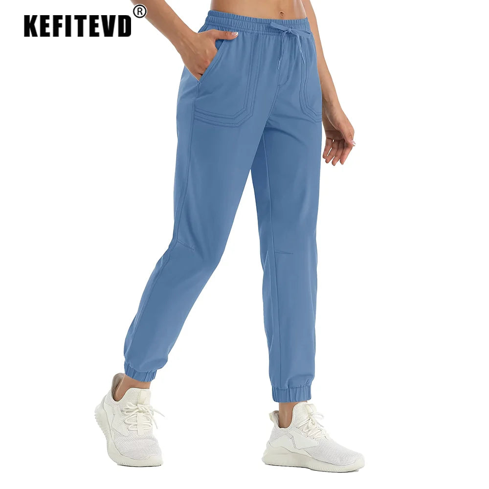 Women's Quick-Dry Pants - Lightweight, Breathable Hiking Trousers for Outdoor, Camping, Fishing & Sports