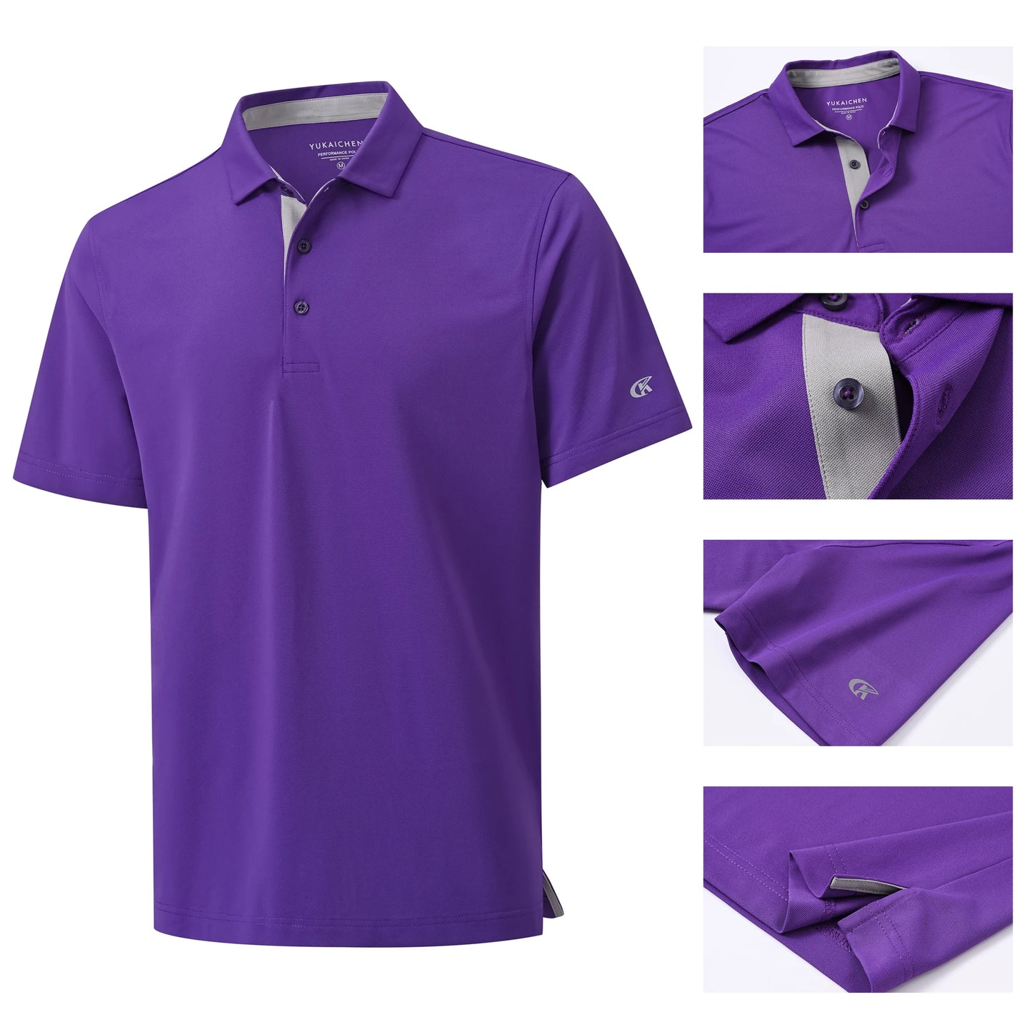 Men's Casual Polo – Short Sleeve Streetwear Shirt for Vacation & Daily Wear