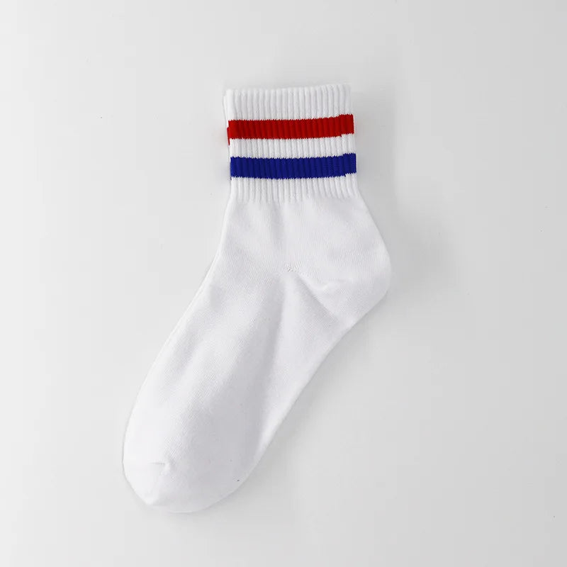 Men's Vintage Striped Ankle Socks