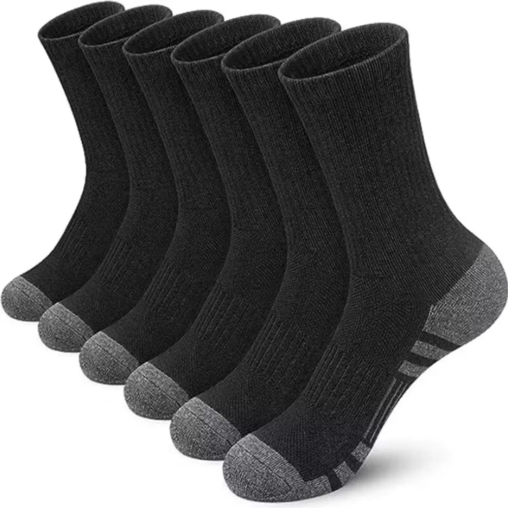 6pcs Men's Versatile Casual Socks Pack
