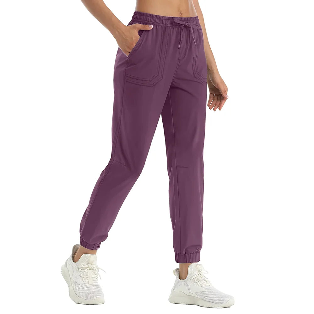 Women's Quick-Dry Pants - Lightweight, Breathable Hiking Trousers for Outdoor, Camping, Fishing & Sports