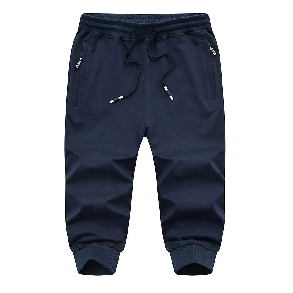 Men's 3/4 Quick-Dry Pants - Lightweight, Breathable Workout & Outdoor Gym Shorts