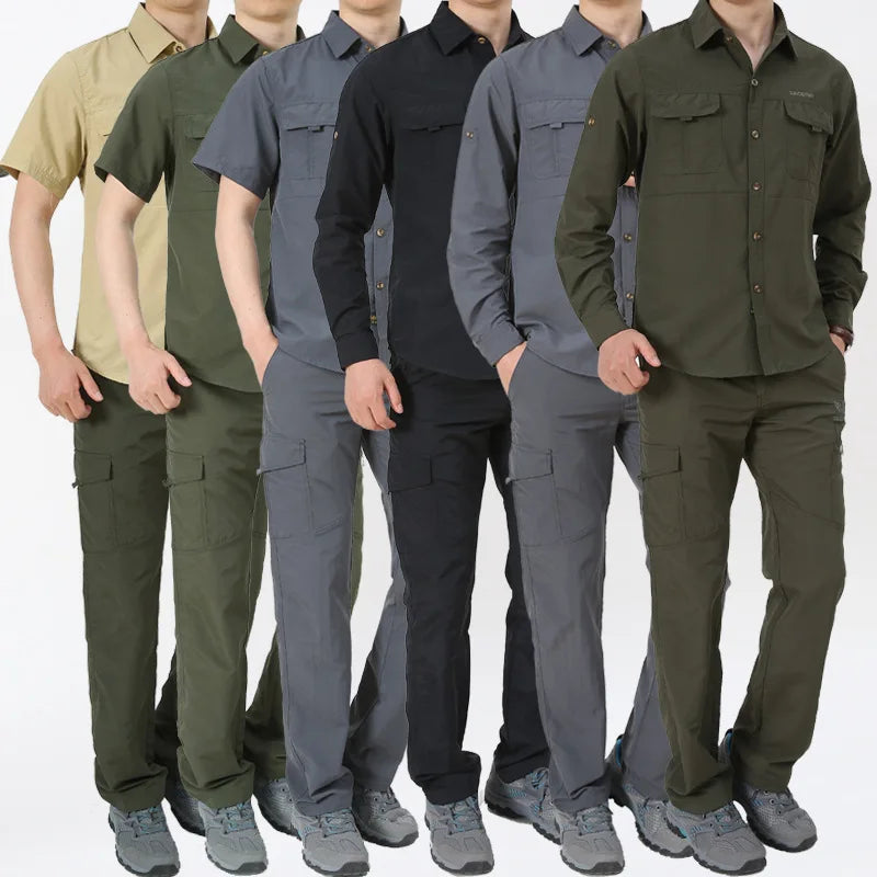 Men's Quick-Dry Oversized Shirt - Lightweight, Breathable Fishing & Camping Shirt