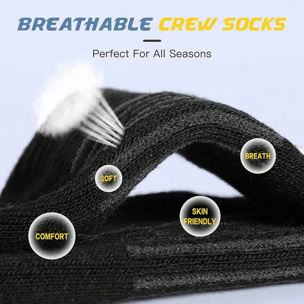6pcs Men's Versatile Casual Socks Pack