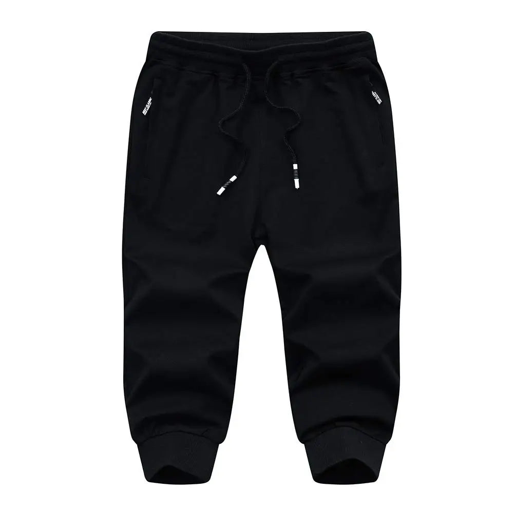Men's 3/4 Quick-Dry Pants - Lightweight, Breathable Workout & Outdoor Gym Shorts