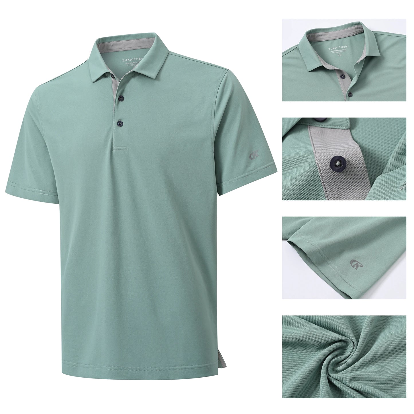 Men's Casual Polo – Short Sleeve Streetwear Shirt for Vacation & Daily Wear