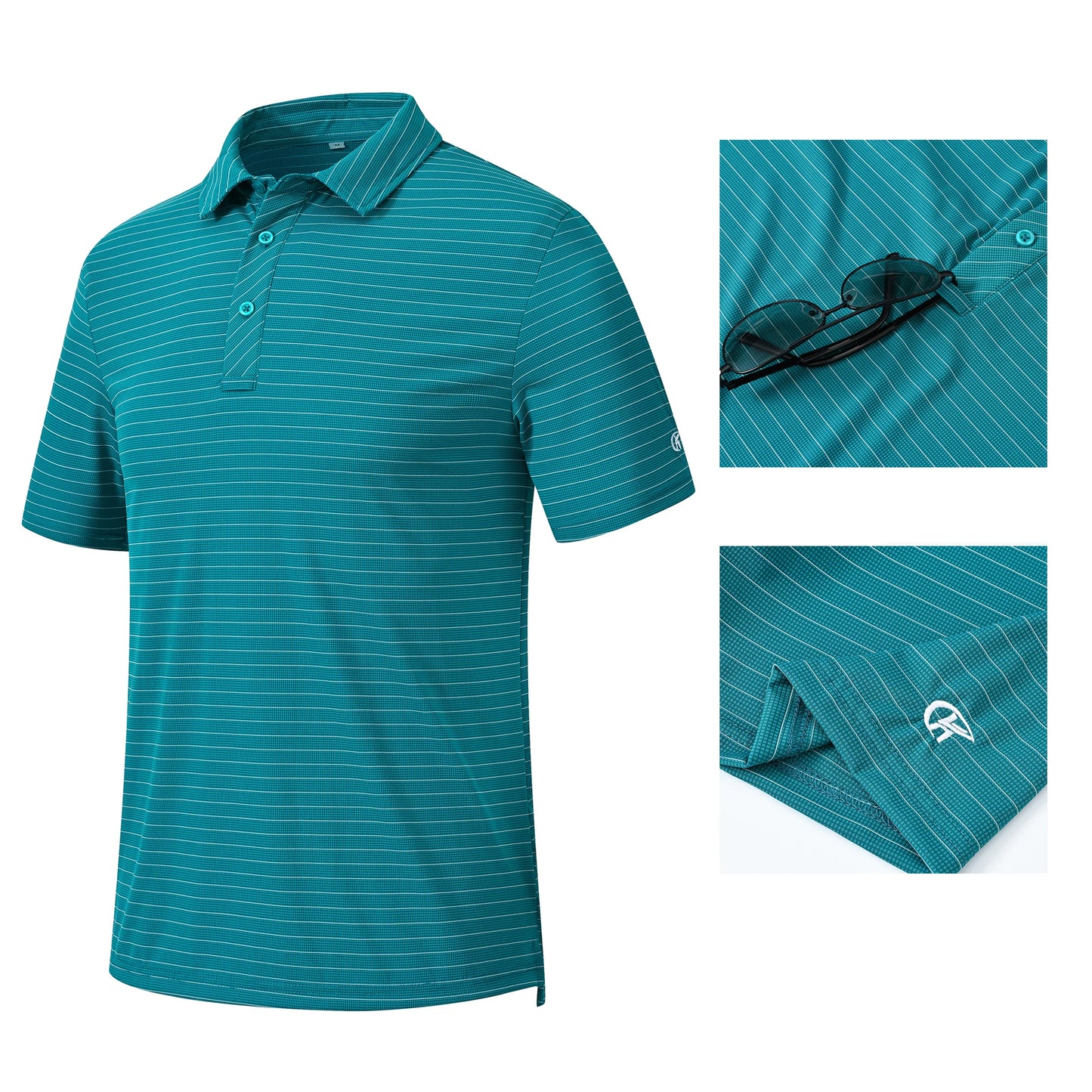 Men's Casual Polo – Short Sleeve Streetwear Shirt for Vacation & Daily Wear