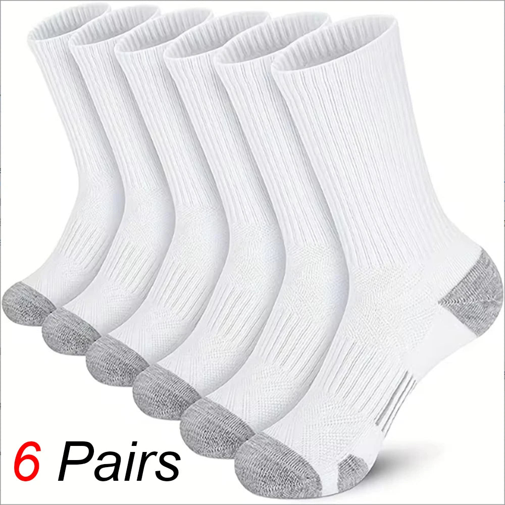 6pcs Men's Versatile Casual Socks Pack