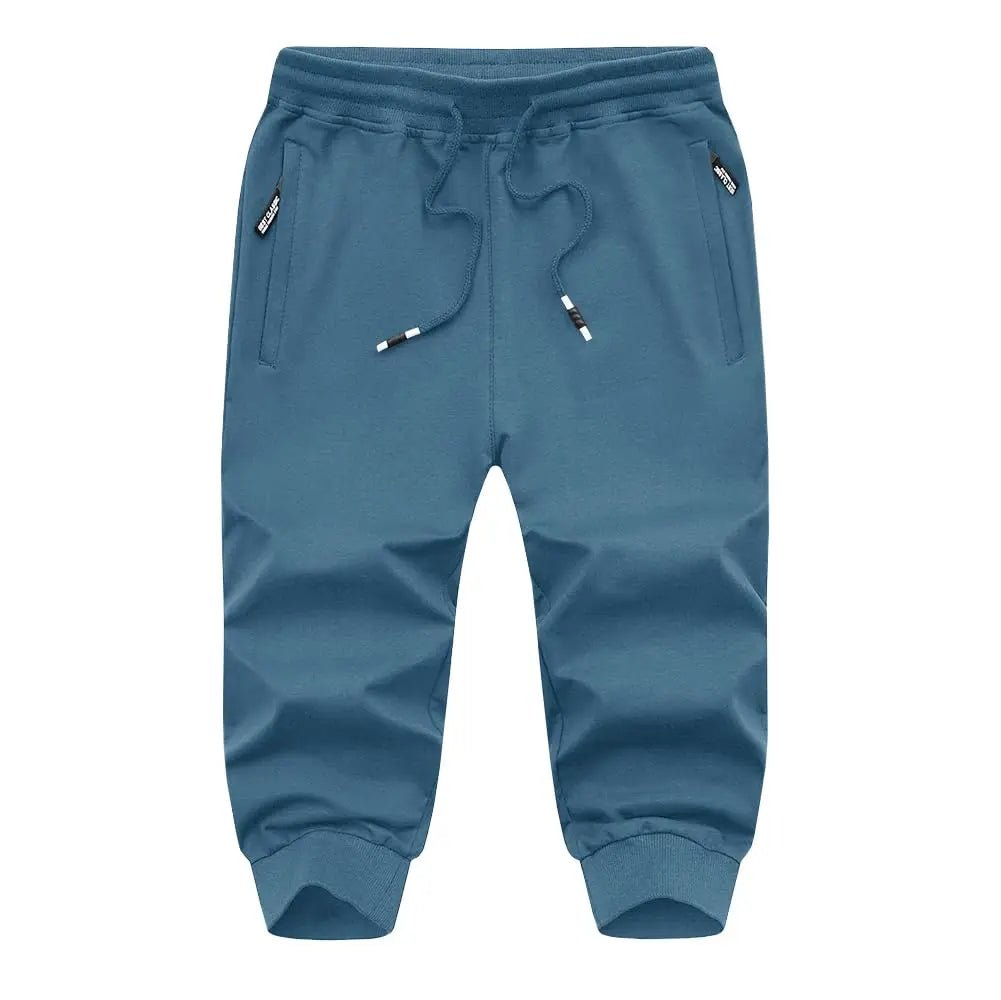 Men's 3/4 Quick-Dry Pants - Lightweight, Breathable Workout & Outdoor Gym Shorts