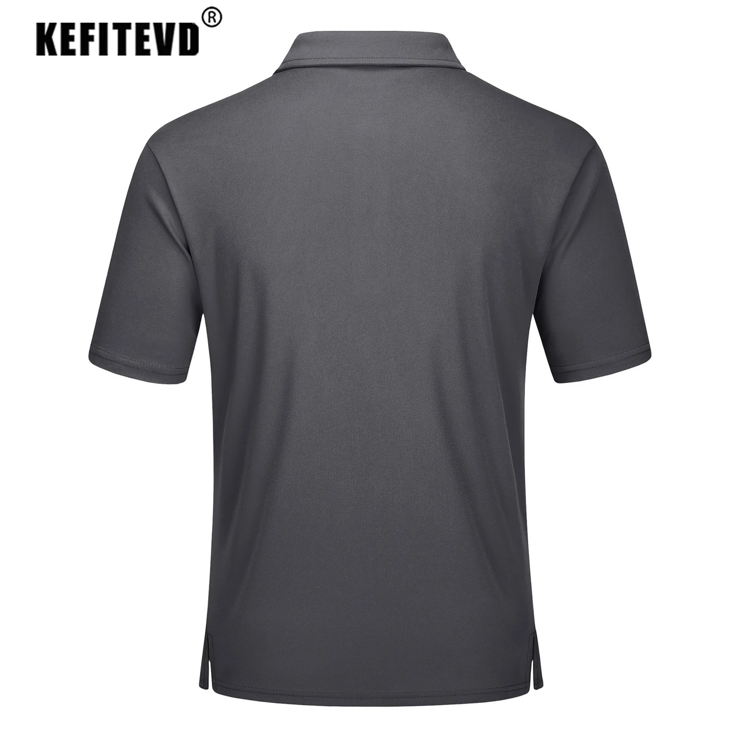 Men's Quick-Dry Golf Polo β Lightweight Summer Shirt with Chest Pocket for Hiking & Running