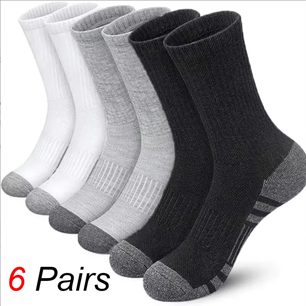 6pcs Men's Versatile Casual Socks Pack