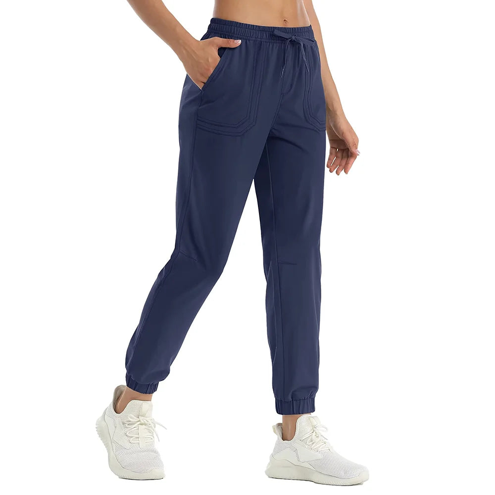 Women's Quick-Dry Pants - Lightweight, Breathable Hiking Trousers for Outdoor, Camping, Fishing & Sports
