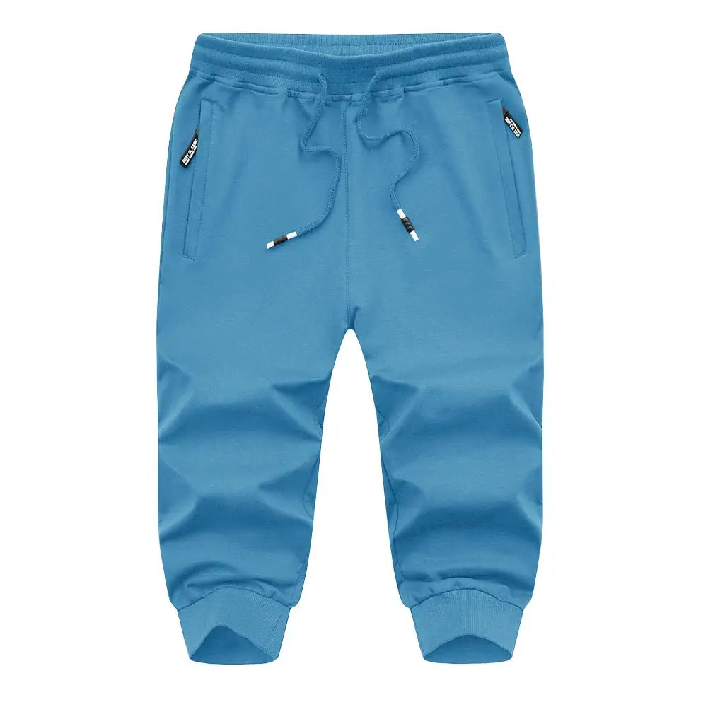 Men's 3/4 Quick-Dry Pants - Lightweight, Breathable Workout & Outdoor Gym Shorts