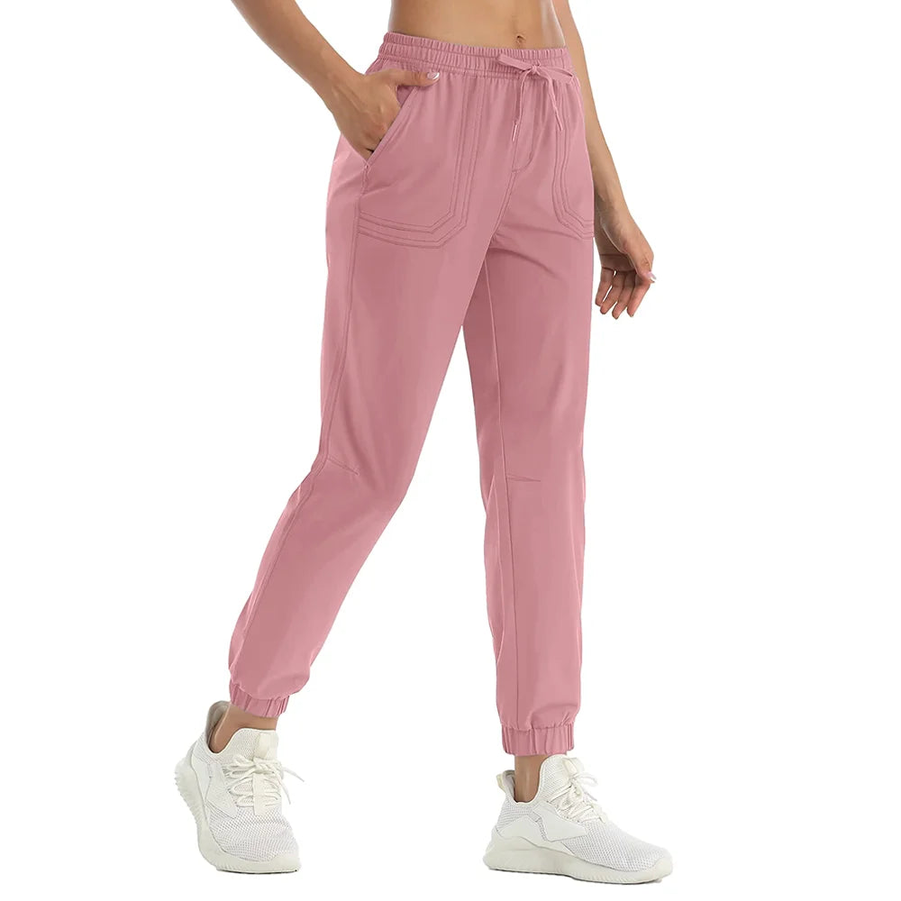 Women's Quick-Dry Pants - Lightweight, Breathable Hiking Trousers for Outdoor, Camping, Fishing & Sports