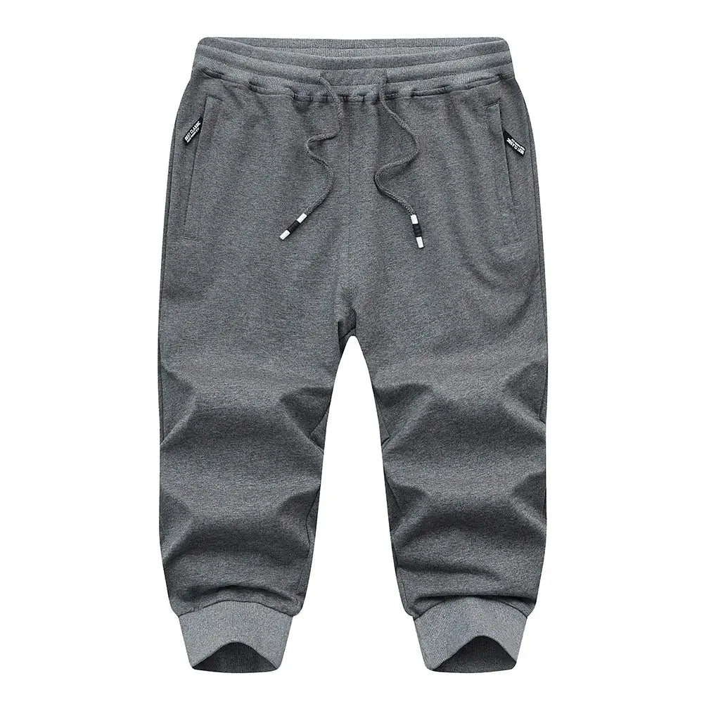 Men's 3/4 Quick-Dry Pants - Lightweight, Breathable Workout & Outdoor Gym Shorts