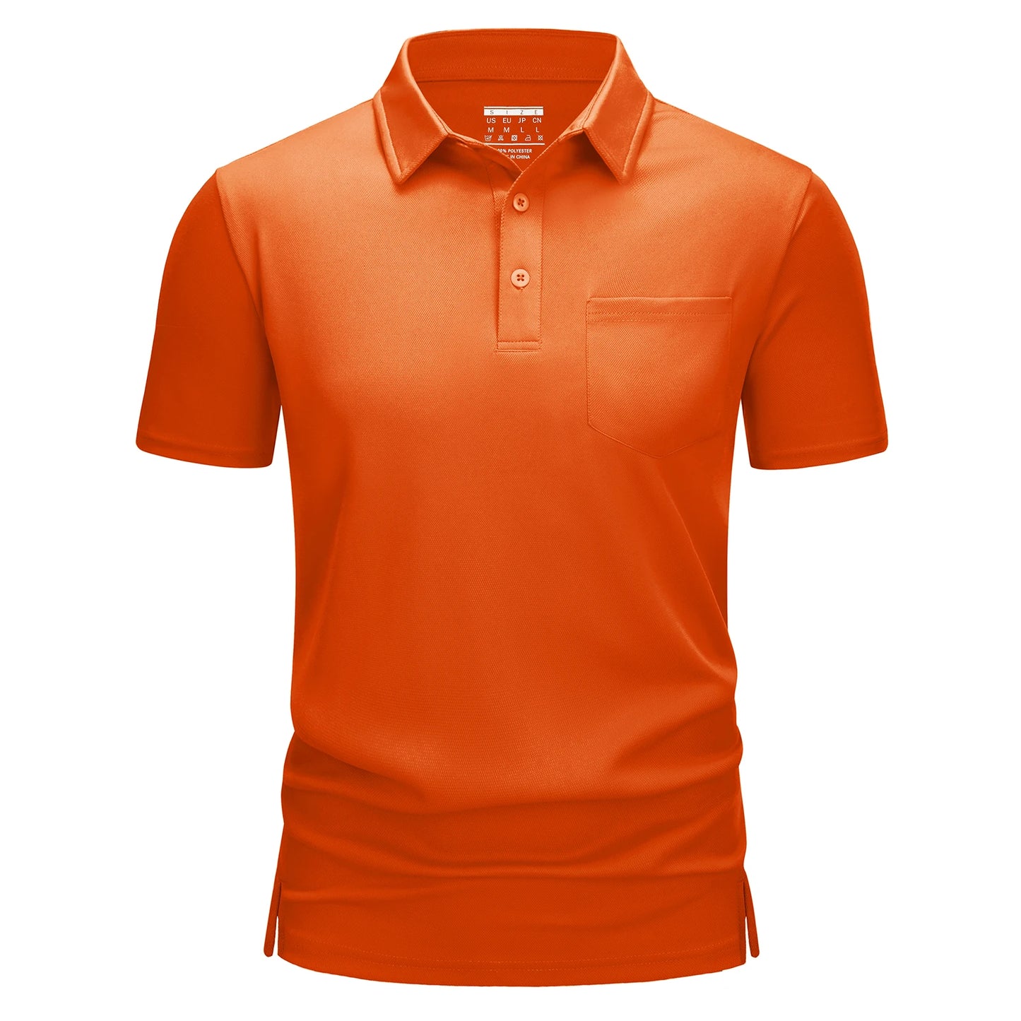 Men's Quick-Dry Golf Polo β Lightweight Summer Shirt with Chest Pocket for Hiking & Running
