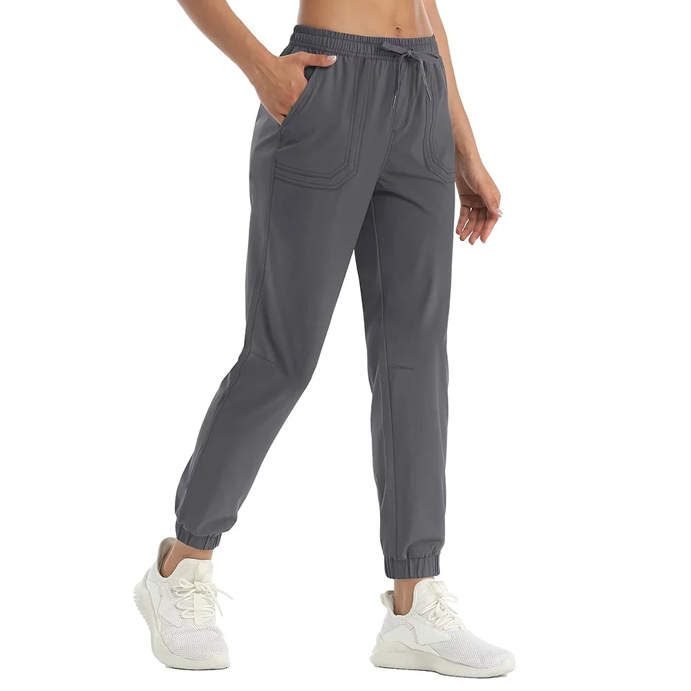 Women's Quick-Dry Pants - Lightweight, Breathable Hiking Trousers for Outdoor, Camping, Fishing & Sports