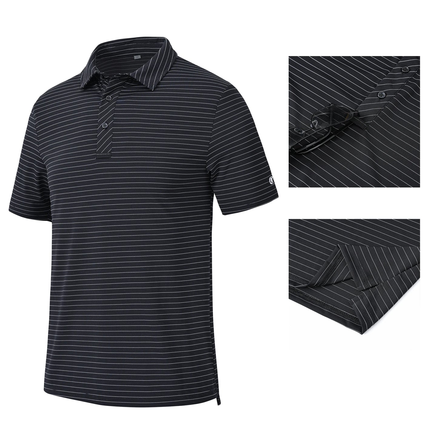 Men's Casual Polo – Short Sleeve Streetwear Shirt for Vacation & Daily Wear