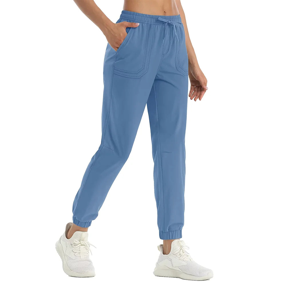 Women's Quick-Dry Pants - Lightweight, Breathable Hiking Trousers for Outdoor, Camping, Fishing & Sports