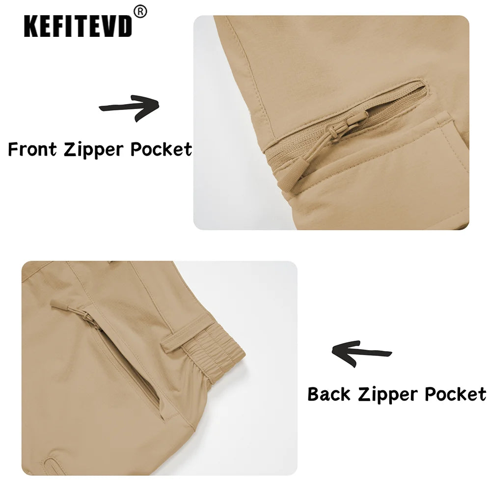 Women's Quick-Dry Hiking Shorts - Lightweight, Water-Resistant, Breathable Cargo Shorts for Outdoor, Running & Golf