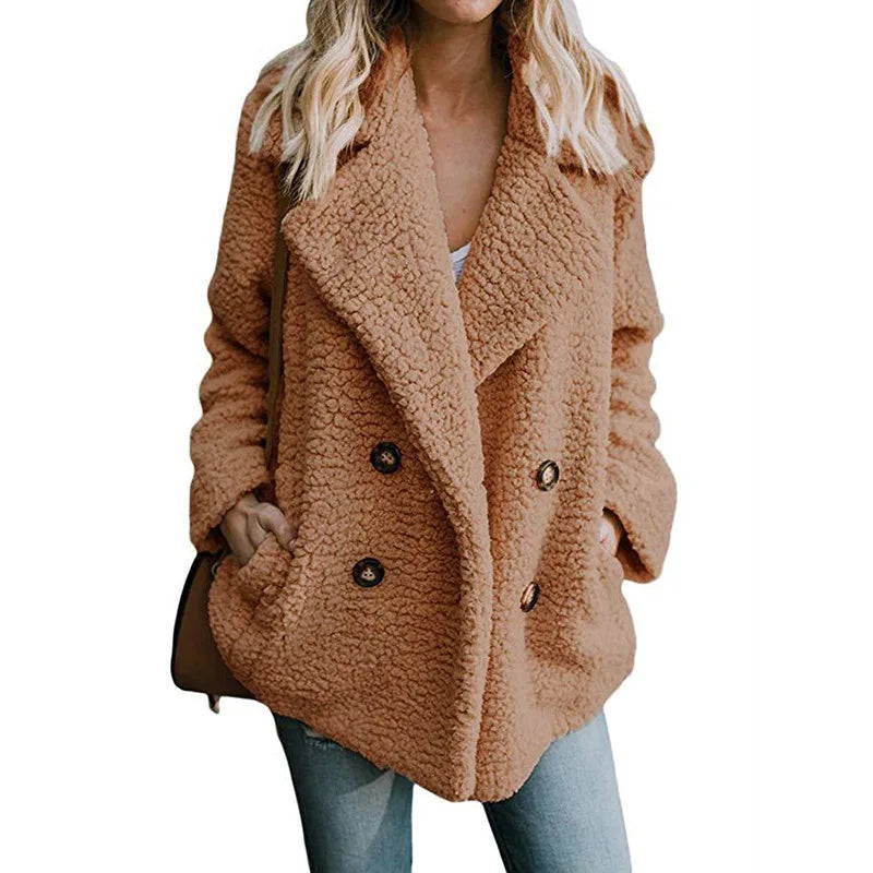 Plush Coat Women Winter Jackets Fluffy Teddy Coat Female