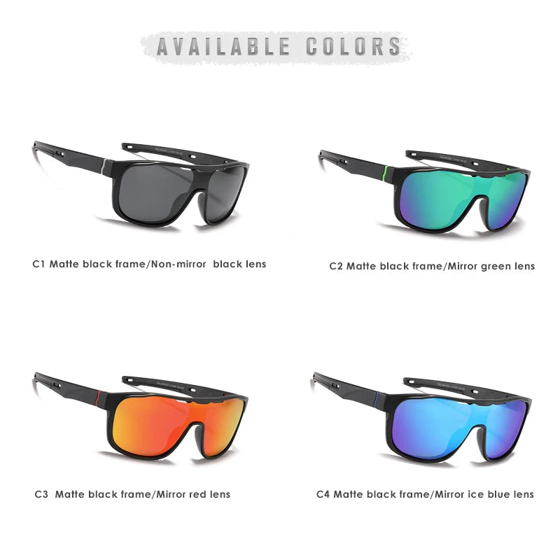 Men's Oversized Shield Sunglasses Modern