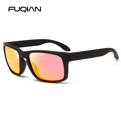 Classic Fashion Square Polarized Sunglasses Men Women Stylish Black UV400