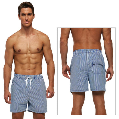 DATIFER Summer Men Beach Print Shorts Surfing Swimwear