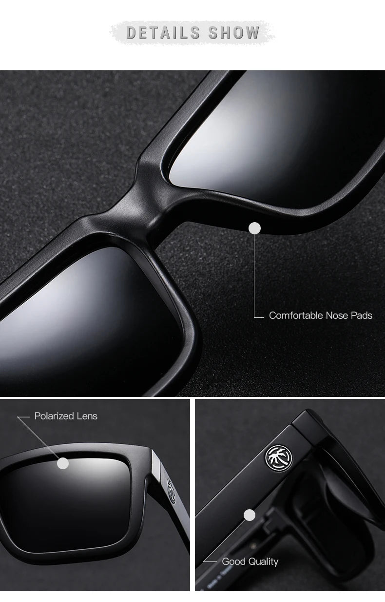 New High Quality Luxury Heat Wave Polarized Sunglasses