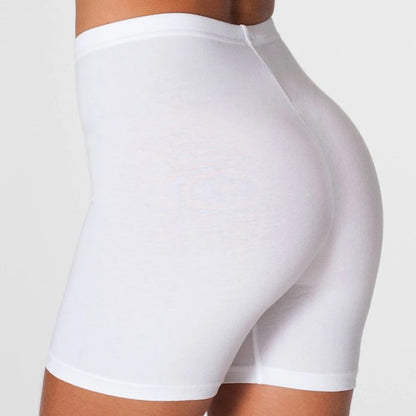 Women Elastic Shorts Casual High Waist Tight Fitness Slim