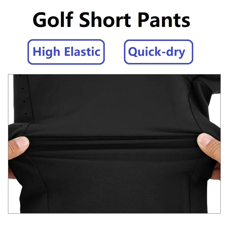 Pgm Summer Golf Shorts Men's Quick-Dry Breathable Pants