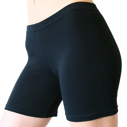 Women Elastic Shorts Casual High Waist Tight Fitness Slim