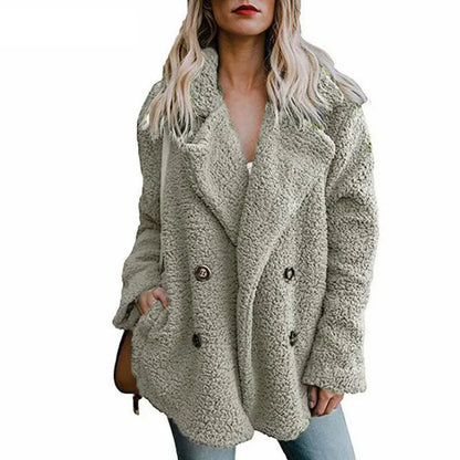 Plush Coat Women Winter Jackets Fluffy Teddy Coat Female