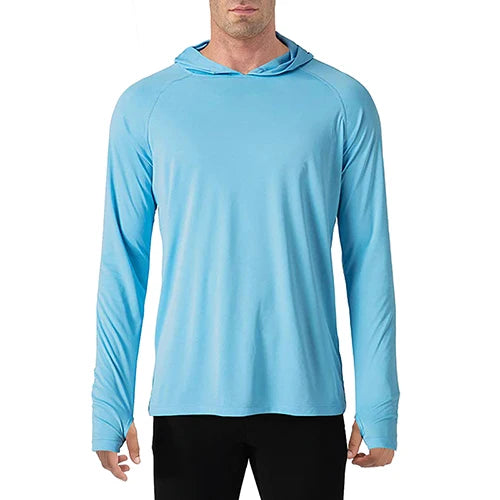 TACVASEN Sun Protection T-Shirts Mens Long Sleeve Hoodie