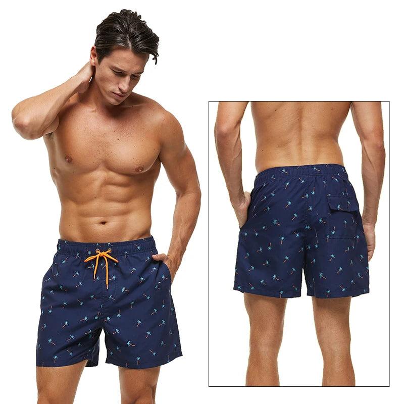 Men's Classic Swim trunk Beach Shorts Quick Dry