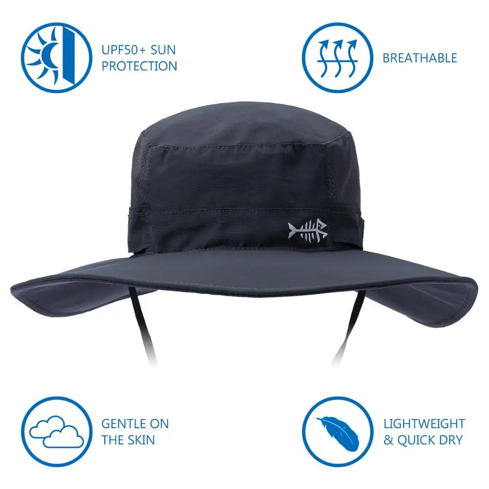 Bassdash UPF 50+ UV Protection Bucket Hat Water Resistant