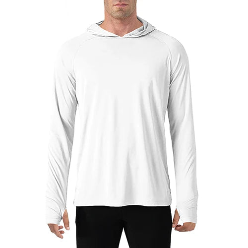 TACVASEN Sun Protection T-Shirts Mens Long Sleeve Hoodie