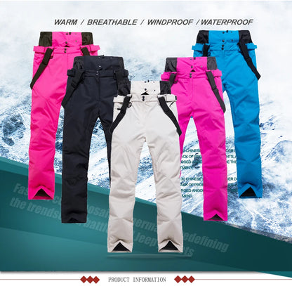 New Men Women Couples Ski Suit Winter Windproof Warm Set