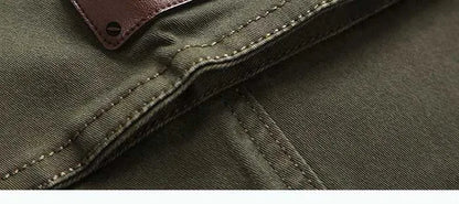 Trendy Men Cargo Pants Multi Pockets Cotton Joggers