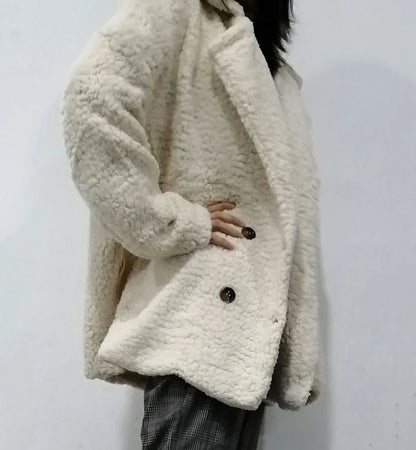 Plush Coat Women Winter Jackets Fluffy Teddy Coat Female