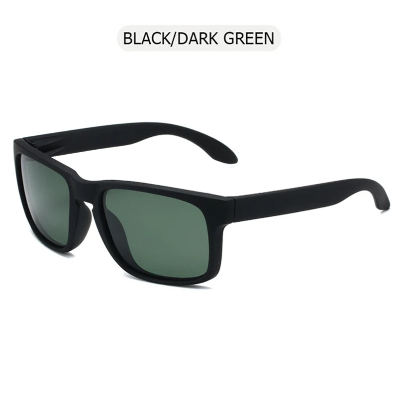 Classic Fashion Square Polarized Sunglasses Men Women Stylish Black UV400