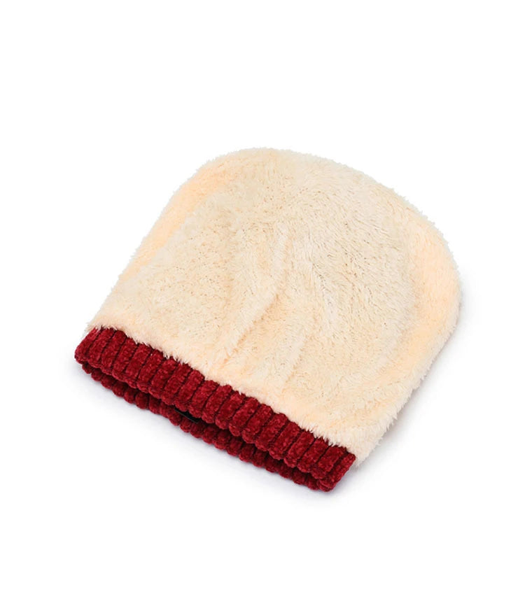 Winter Hats for Woman Chenille Ball Knitted Beanie Cap