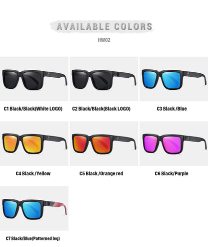 New Luxury Brand Mirrored Polarized Heat Wave Sunglasses