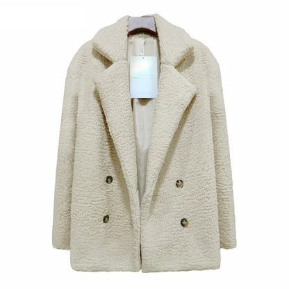 Plush Coat Women Winter Jackets Fluffy Teddy Coat Female