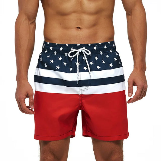 Men's Classic Swim trunk Beach Shorts Quick Dry